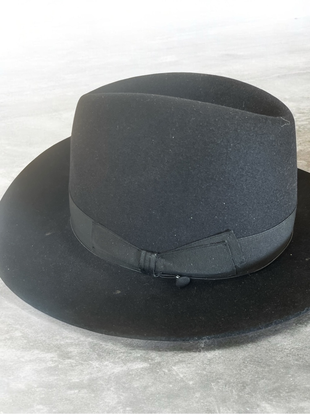 Classic Black Men's Fedora Hat